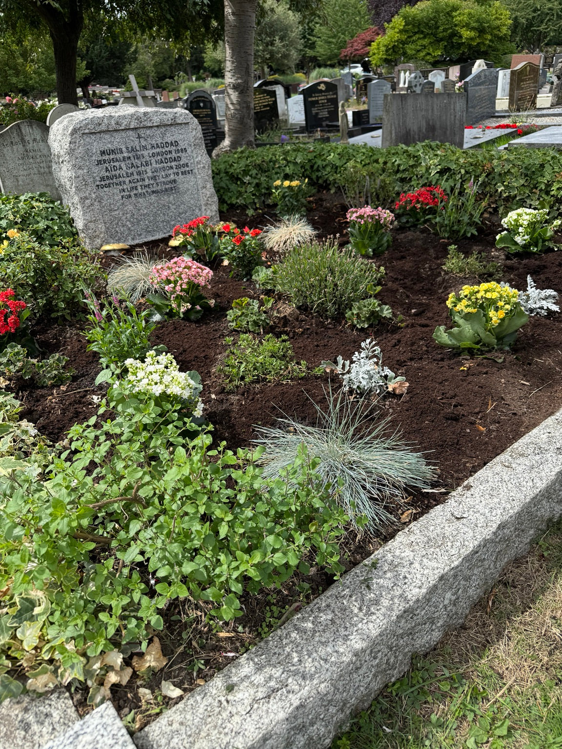 Grave kept cared for with regular Never Forgotten visits